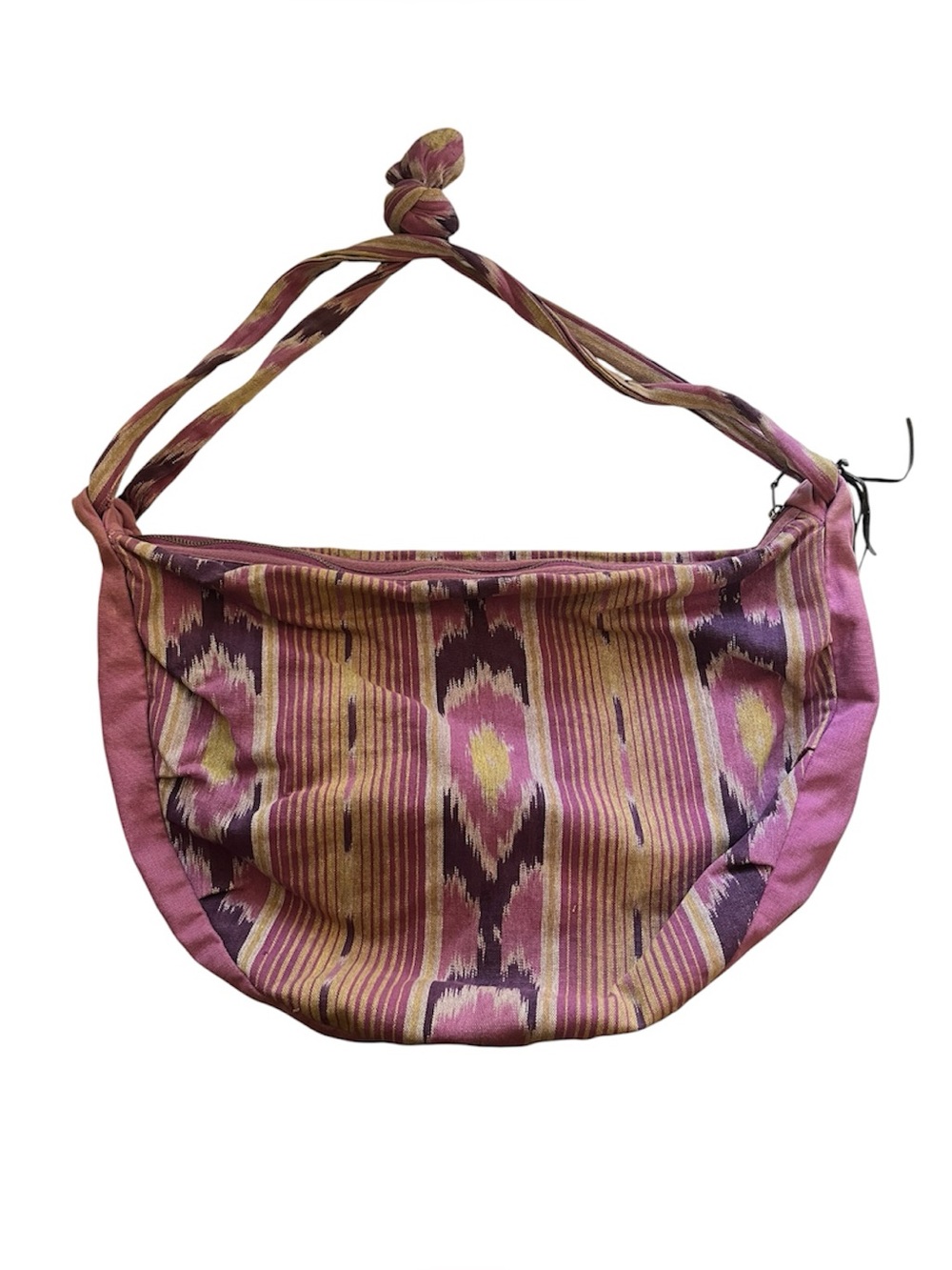 American Eagle Outfitters Purple Ikat Knotted Straps Hobo Bags Crossbody